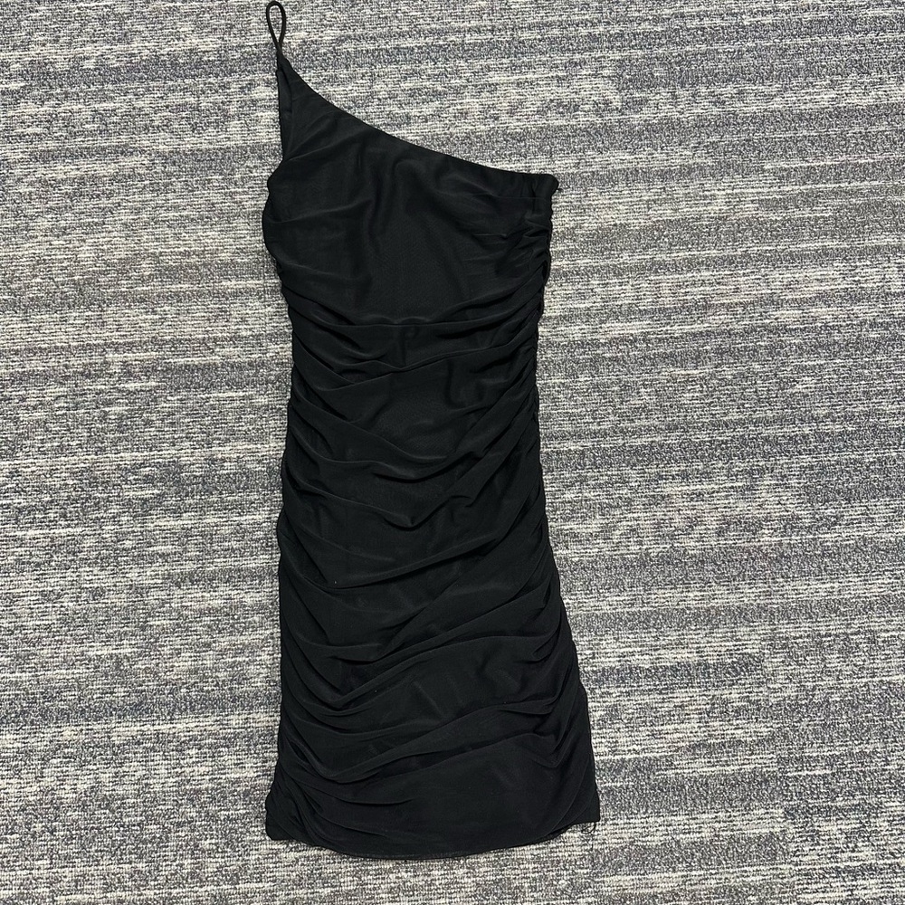 Princess Polly Black One-Shoulder Bodycon Dress